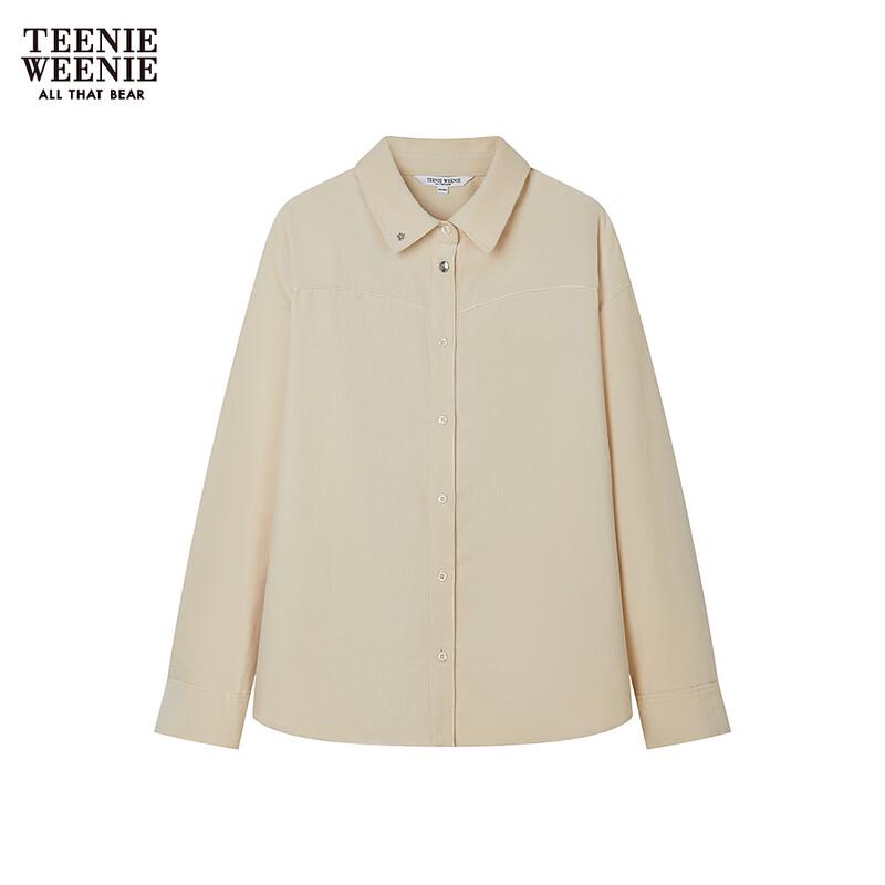 Teenie Weenie Women's Corduroy Casual College-Style Shirt