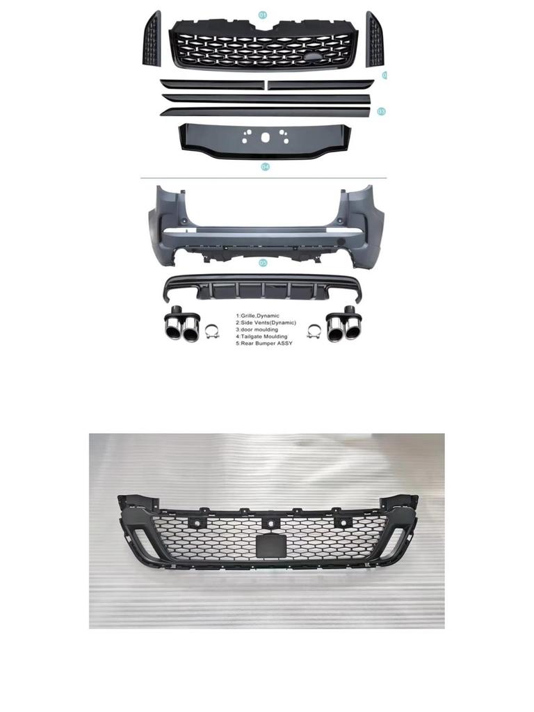 LR058476 Дефлектор воздуха для Land Rover Discovery Sport (2015-2021 гг.)