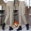 Autumn and Winter Fashion Straight-leg Pants Plus Velvet Thick Casual Pants Women's Loose Harem Pants