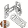 2Pcs Door Lock Guard Latch Bolt 90 Degree 304 Stainless Steel Toggle Latch Sliding Barn Door Lock Wine Cabinet Closet Right Angle Lock