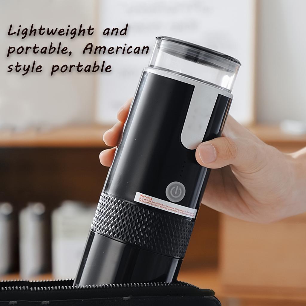 Портативная кофемашина с зарядной станцией, небольшая беспроводная автоматическая кофемолка, для путешествий на открытом воздухе, экстракционная кофемашина для помола эспрессо