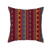 New Bohemian Colorful Geometric Pattern Short Plush Pillowcase Ethnic Style Retro Pillowcase Cushion