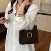 Xeie Thuk Женская сумка через плечо на цепочке из ПУ для повседневного ношения