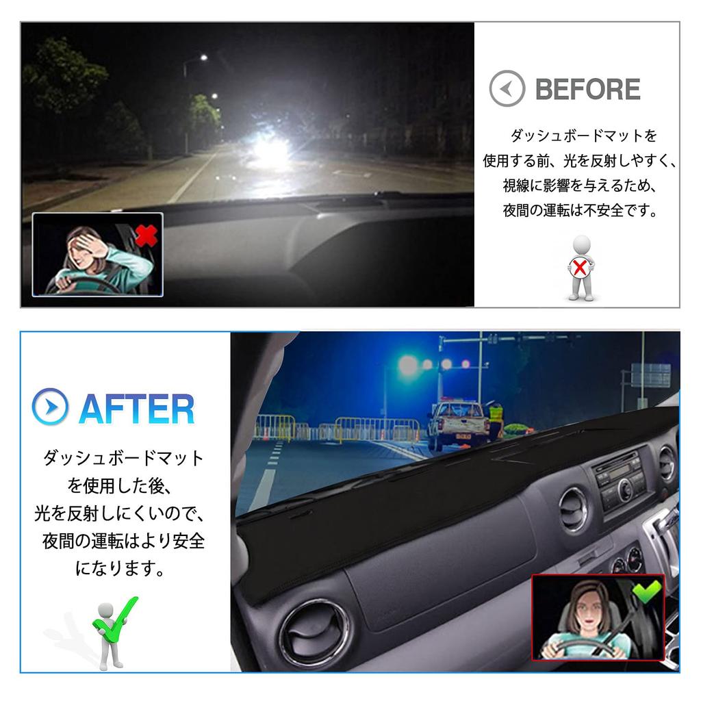 Cartist Коврик на приборную панель для Nissan NV350 Caravan серии E26 со стандартным кузовом 2012 Накладка на приборную панель для защиты от солнца и подушки безопасности