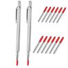 XIANFENGHU Cutter Pen, Ceramic Tile Cutter Pen, Set of 2, with Carbide Tip and Pocket-Shaped Point for Glass and Ceramic Tiles