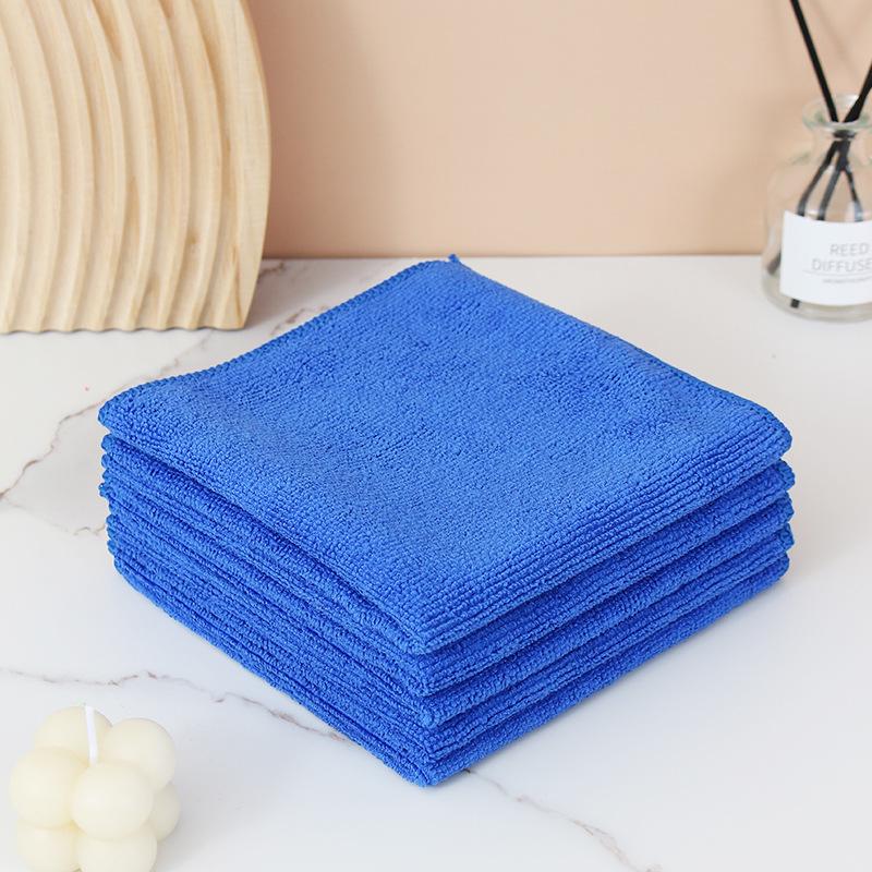 Cross-Border Microfiber Kitchen and Car Cleaning Cloths - Absorbent, Non-Shedding Towels and Scouring Pads