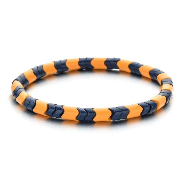 Подарки для вечеринок DIY Wave Stacking Coloful Boho Gold Besele Bracele Регулируемый браслет-обертка для женщин Модные браслеты из камня Ювелирные изделия