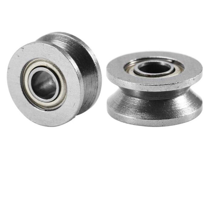 AIMOONSA Roulement à billes V624ZZ V-cannelure 4x13x6 mm double blindé (lot de 10)