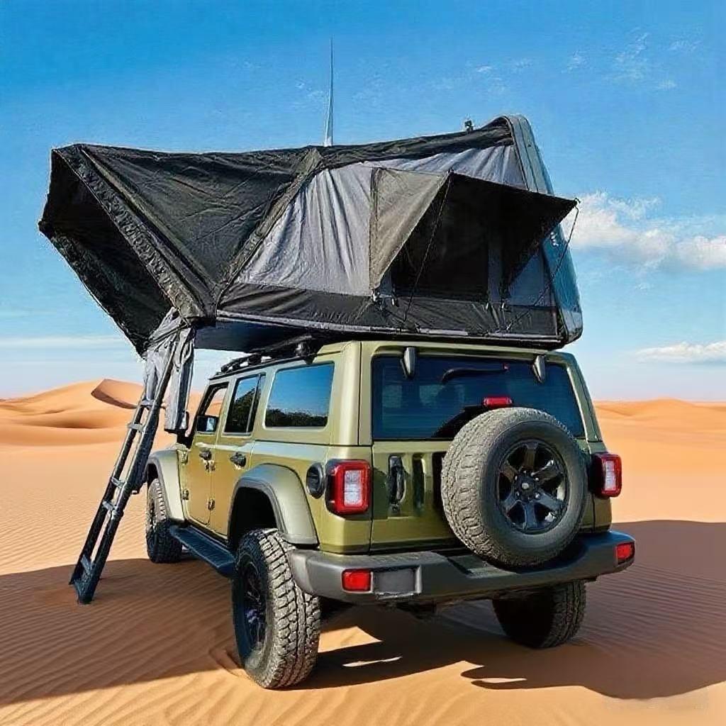 Fully Automatic SUV Roof Tent: ABS Aluminum Hardtop, Quick-Open Design for Camping