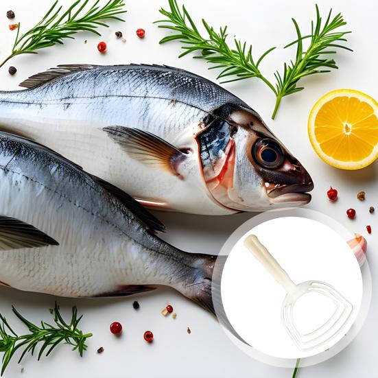 4 шт. скребок для удаления костной пыли и чешуи рыбы, скребок для мяса, ручной скребок для удаления чешуи рыбы, эргономичная ручка, легко очищается, очиститель для рыбы от накипи для кухни
