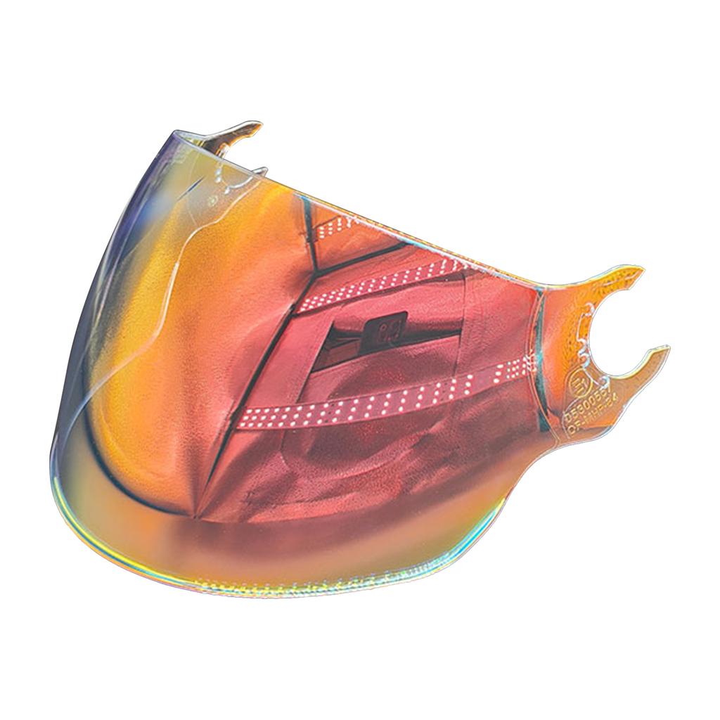 Цветной унисекс козырек для шлема, сменный козырек, аксессуары для мотоцикла, простая установка, подходит для OF562, прочный