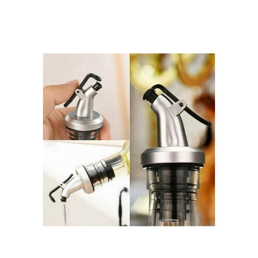 4-piece Covered Drip-free Oil Stopper Oil Pot Bottle Tip Oil Vinegar Sauce Bowl Drip-free