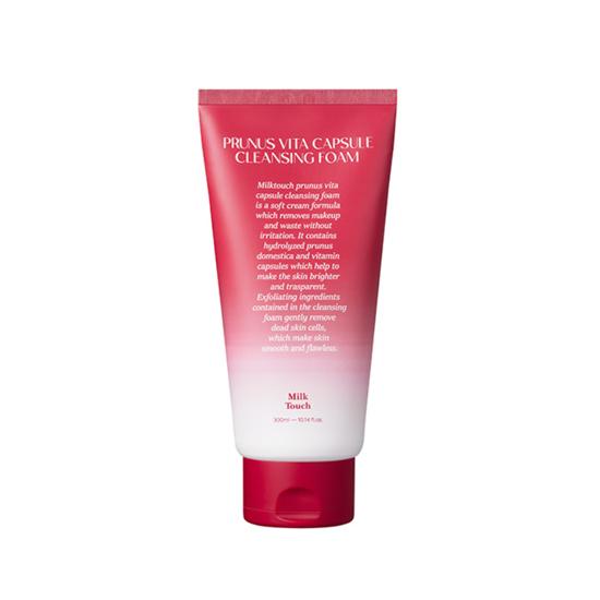 MILK TOUCH Prunus Vita Очищающая пенка в капсулах 300мл