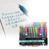 48 Color Watercolor Chalk Marker Set Student Doodle Coloring Bullet Gift Pen