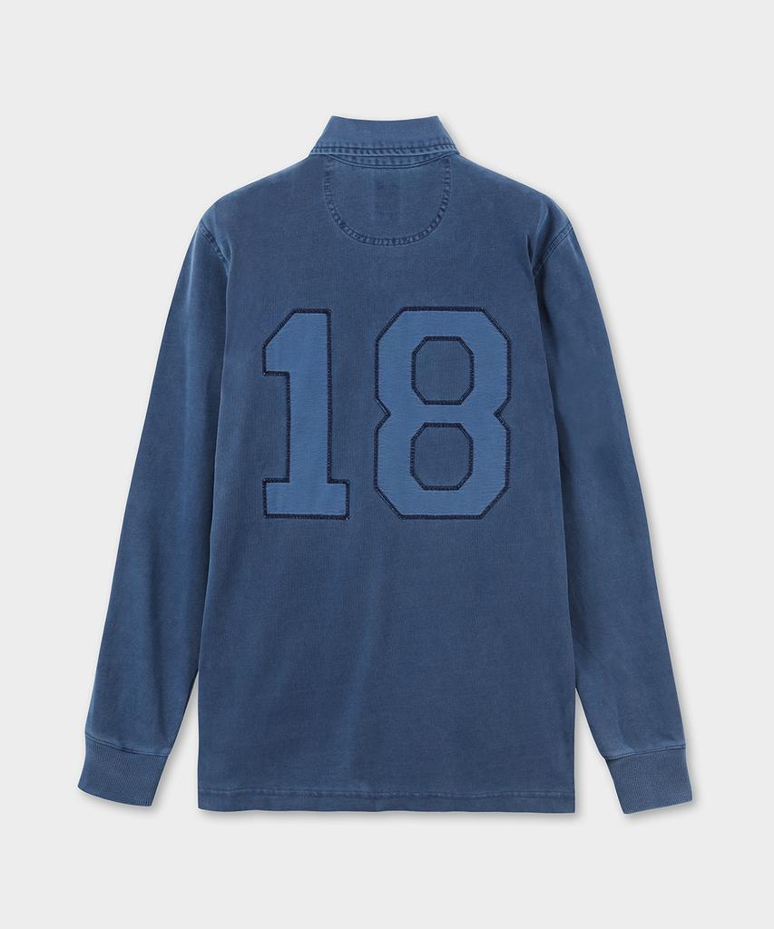 BROOKS BROTHERS Рубашка-поло с окрашиванием garment dye (военно-морской флот) (Bbntmm7488Qfs)