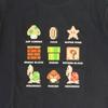 [Fine Plus] T-shirt Short Sleeve Super Mario Bros. Mario Dot Collection Retro Toy Character