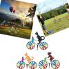 Стабильный велосипед для животных Ветряная мельница Антикоррозийный кошачий садовый ворс Мультяшный кошачий пес Ветер Спиннер Двор Газон