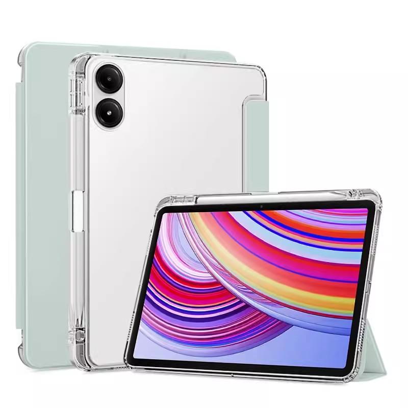 Кожаный чехол для планшета Redmi Pad Pro 12.1 Чехол 2024 Магнитный смарт-чехол для Xiaomi Redmi Pad Pro 12.1 дюймов с держателем для карандаша Чехол для планшета