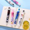 Return To School Season 5pcs Astronaut Model Ten Color Ballpoint Pen Student Hand Account 10 Color Pen Creative Astronaut Press Color Multicolor Pen