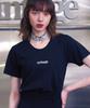 UNTAG Tencel Футболка с принтом логотипа, короткий рукав [Черный(унисекс)]_Utt-St32