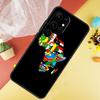 Чехол для телефона с картой Африки География Для Samsung Galaxy S25 Ultra S21 S20 S22 S23 Ultra S9 S10 Plus S24 FE Чехол