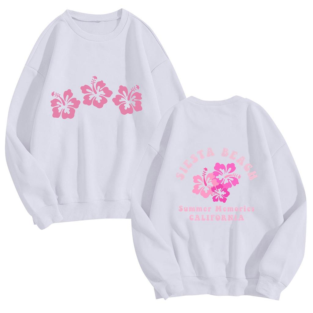 Женская мода повседневная однотонная блузка с длинным рукавом и круглым вырезом