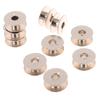 10Pcs Practical Industrial Bobbin Grooved Bobbin Metal Spool Sewing Machine Accessories