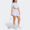 adidas Оригинальные спортивные шорты с тремя полосками и цветными блоками, с эластичной резинкой на талии, прямые спортивные шорты, женские плавки, фиолетовые, IP0711