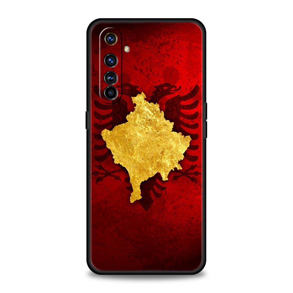 Чехол для телефона Realme 12 11 10 9 8 5G 7 6 GT5 GT3 GT2 Pro Plus C21 C11 C25 C35 для Realme GT Neo 2 3 3T 5, чехол с флагом Албании