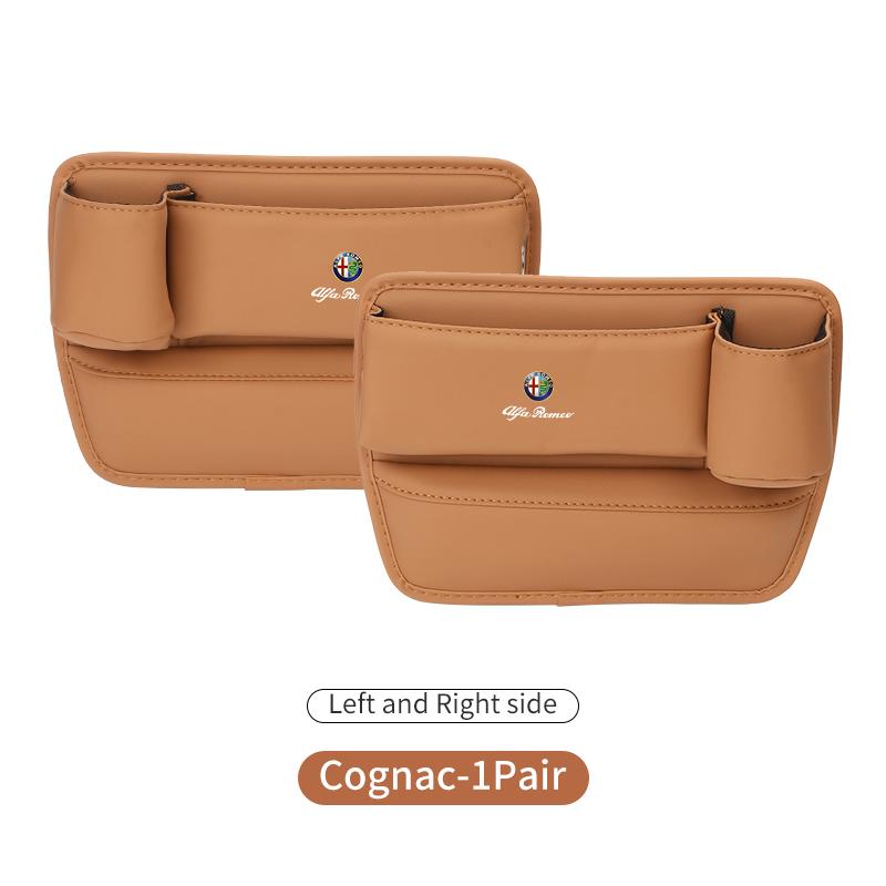 Car Seat Gap Storage Box Car Central Console Side Organizer Boxs For Alfa Romeo 159 Giulietta 156 147 Giulia Mito GT Stelvio