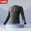 Mens UV Protection Rash Guard Set Long Sleeve Top Quick Dry Board Shorts Snorkeling Swimming Surfing