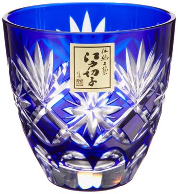 Tajima Glass Edo Kiriko Hoshi Kiriko Стеклянная чашка 75 мл Lapis TG98-203-1B