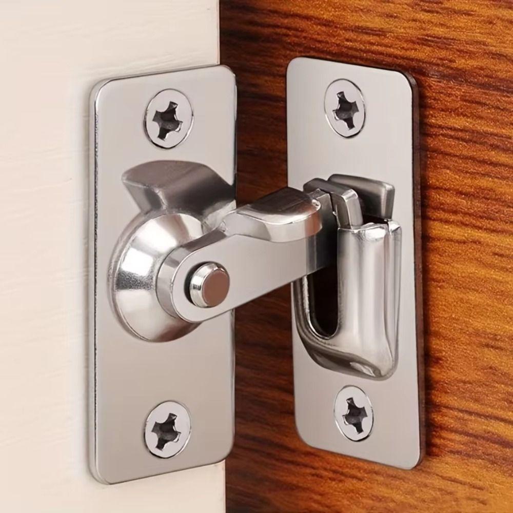 Stainless Steel Right Angle Door Latch Multi-functional Toggle Latch Cabinet Lock Furniture