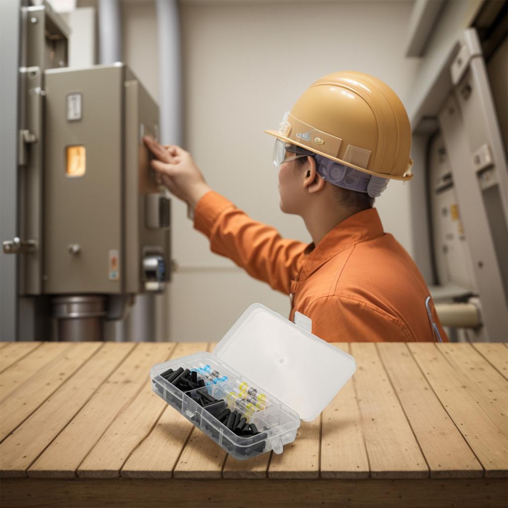 100 шт. припой уплотнительная муфта термоусадочная стыковая клемма провода водонепроницаемая