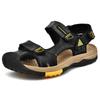 Big SIZE 38-46 Classics Men Sandals Genuine Leather Sandals Brand Fashion Mens Shoes Hiking Beach Sandals Leisure Soulier Homme