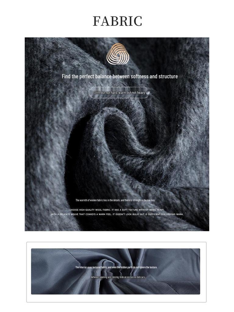 Женский маленький шерстяной блейзер - Стильный и универсальный короткий костюм для осени/зимы 2025