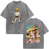 Rapper Bad Bunny Debi Tirar Mas Fotos DTMF Vintage Washed T Shirts Men Women Clothing Fashion Hip Hop ONeck Tshirts Streetwear