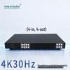 Guangyu Xingzhou GY-WF44 4K HDMI 4x4 Бесшовный Матричный Коммутатор
