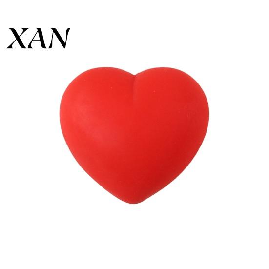 TPR Stress Ball Red Love Heart Squeeze Toy Relief Shape Reduction Gadget Sensory Fidget Decompression Tool Valentine's Day Gift Party Favors