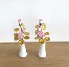 Yamaichi Shoten Obon Decorations, Obon Supplies, Mini Bon Flowers, 2 Stems, Approx. 20cm, B-495