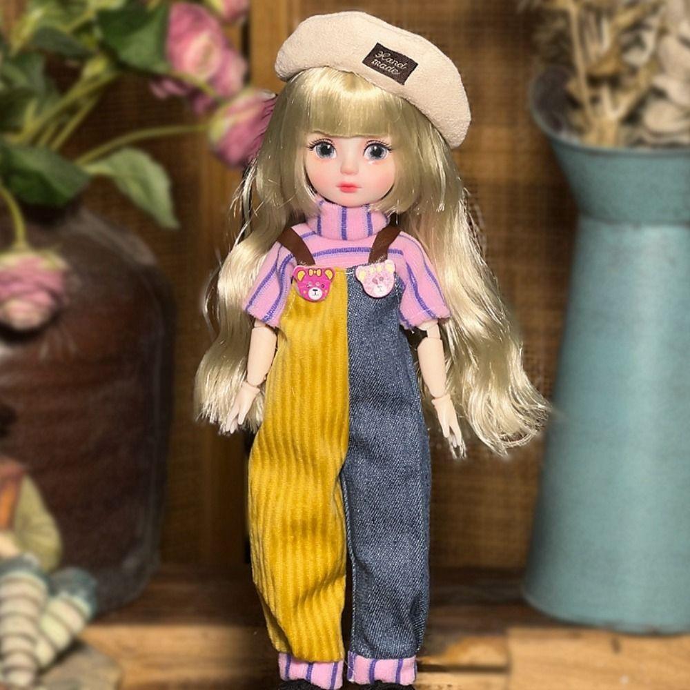 1/6 SD 30см Bjd Кукла с Одеждой Длинные Волосы Высокий Каблук Платье Принцессы Наряжать BJD Куклы Элегантные Привлекательные Глаза