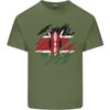 Torn Kenya Flag Kenyan Day Football Unisexs Light Cotton TShirt