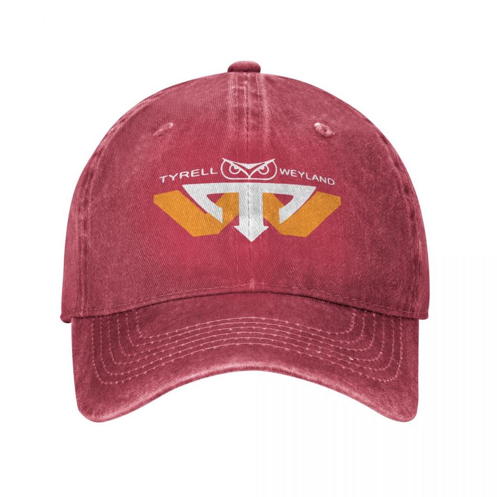 Кепка-бейсболка Snapback Tyrell Weyland, вымытая, солнцезащитная, унисекс, женская, с логотипом Weyland Yutani Corp, весна-лето, хип-хоп, кепка