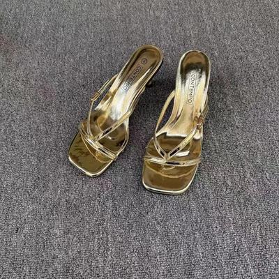 Горячая Распродажа Женская Обувь Peep Toe Женские Тапочки Модные Женские Тапочки Pinch Toe Летние Лучшие Продавцы Каблуки Женские