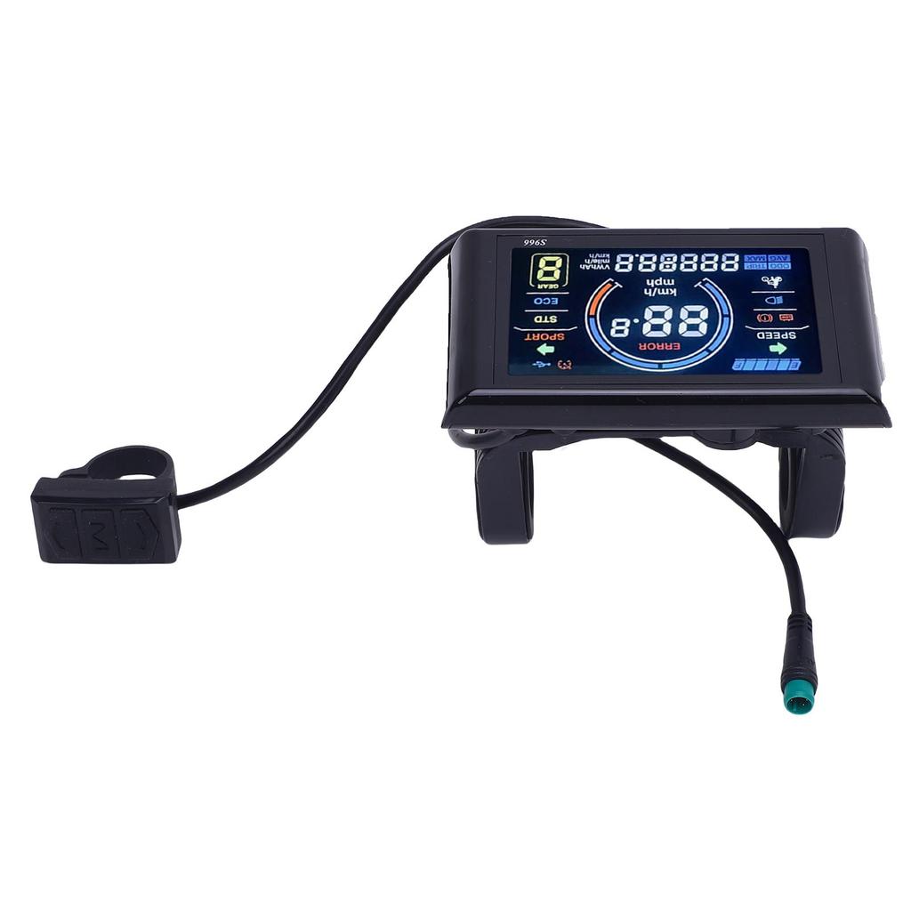Electric Bike LCD Display with NFC Function Waterproofing Connector High Definition LCD Screen