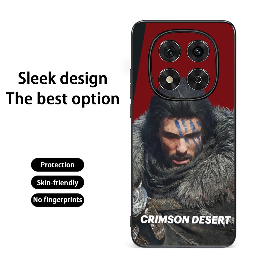 Постер популярной игры Crimson Desert Чехол для телефона Для Redmi Note 14 13 12 11 Pro Plus S 5G 14C A3 Мягкий черный чехол для телефона
