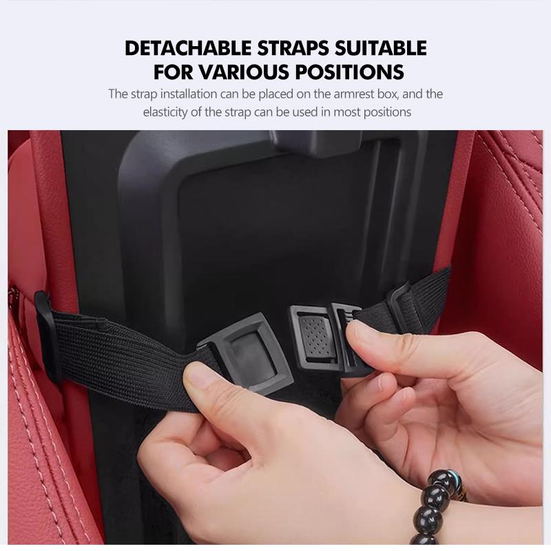 Car Headrest Tissue Bag Leather Durable Tissue Storage Organizer For Volkswagen VW Polo Jetta Sagitar Magotan Passat B5 B6 B7 CC zr6