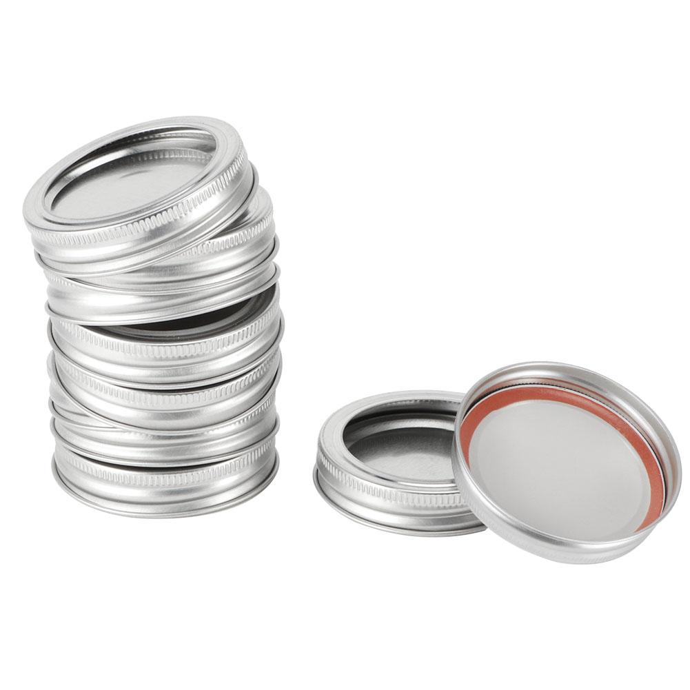 Крышки для консервирования стеклянных банок разъемного типа, круглые пищевые контейнеры, герметичные крышки, кухонные принадлежности