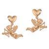 Light luxury style, versatile, trendy and fashionable, niche golden design earrings, stud earrings and other accessories