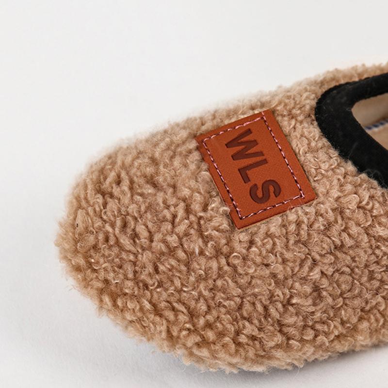 Милые мультяшные напольные носки для детей, зимние плюшевые носки для малышей с мягкой подошвой для мальчиков и девочек, домашние носки для раннего образования, детские носки